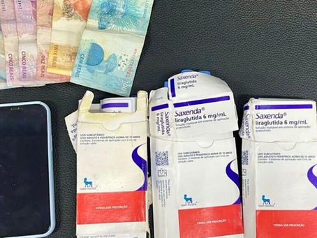 PM prende mulher com canetas emagrecedoras roubadas em Salvador