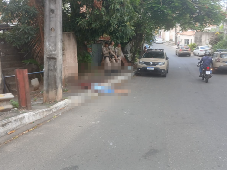 Homem é executado na entrada do bairro de Santa Cruz