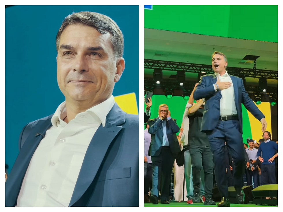 Convenção do PL oficializa candidatura de Flávio Bolsonaro à Presidência