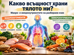 Какво всъщност храни тялото ни? Макро- и микронутриентите на разбираем език