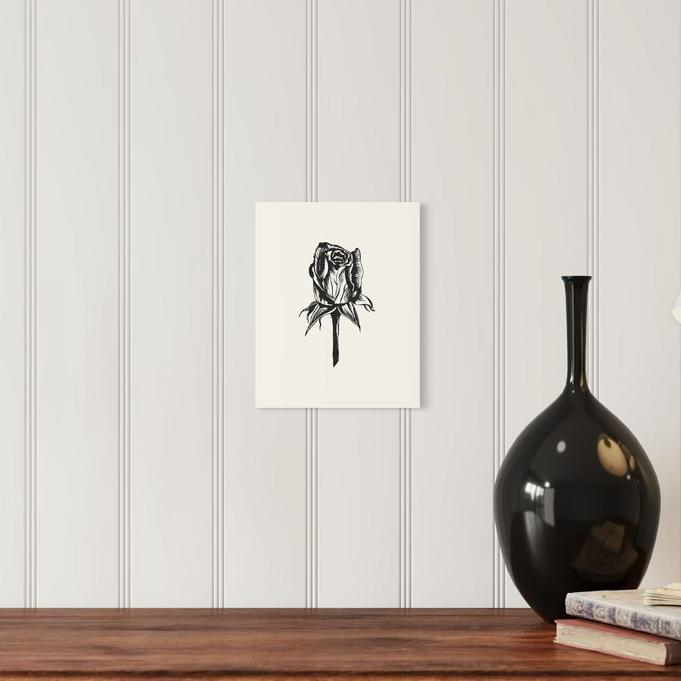 Thumbnail: Flourish Rose Print | Bud to Bloom Collection | Botanical Rose Fine Art Print