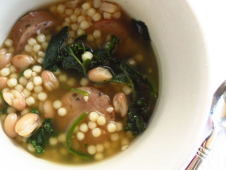 Chicken Sausage & White Bean Soup