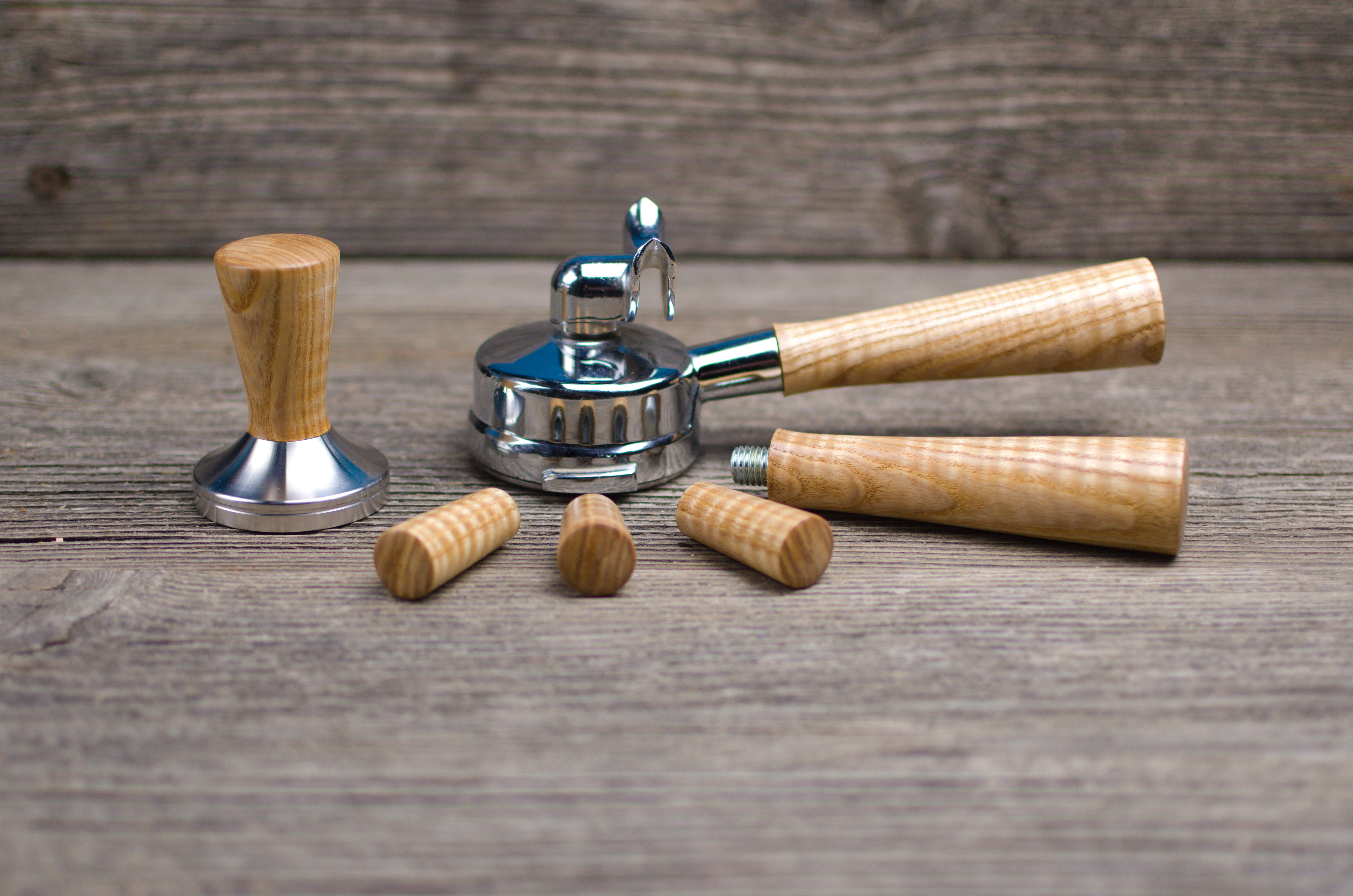 Kaffeemaschinen-Griffset / «Ash»