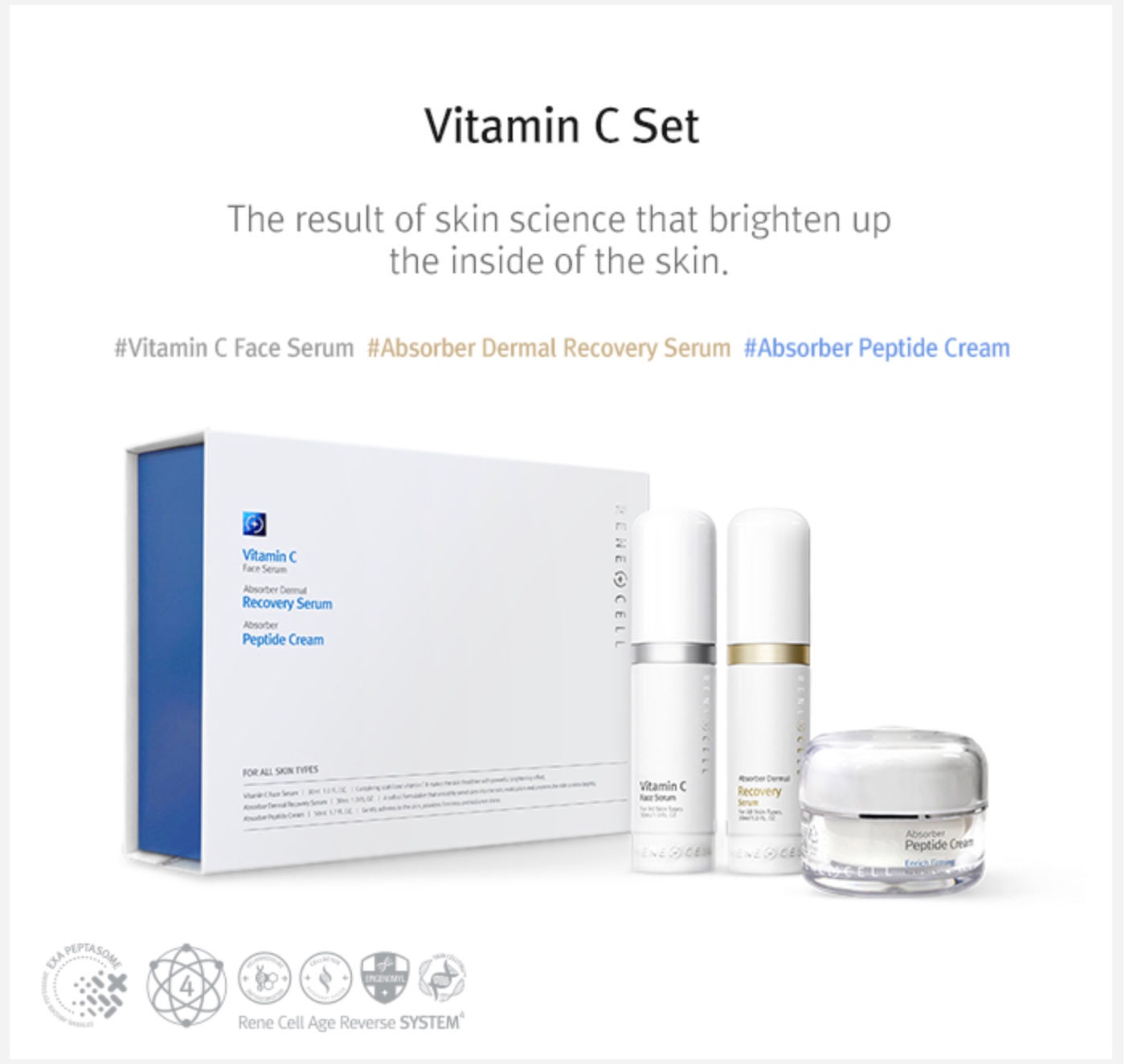 🌟 Vitamin C Set – Radiance & Skin Repair System  Brightening • Repairing • Deep