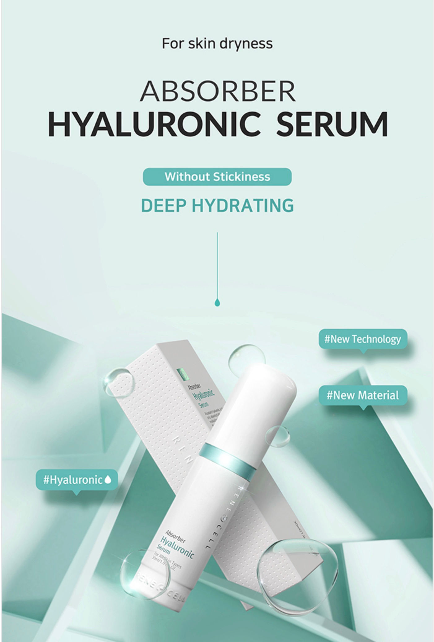 Tinh Chất Hyaluronic Siêu Cấp Ẩm • Tăng Đàn Hồi • Làm Dịu & Phục Hồi Da