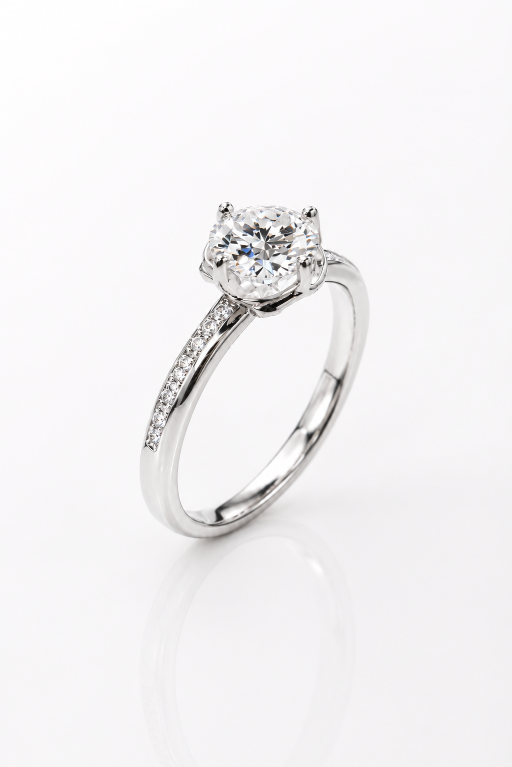 ANILLO MOISSANITA ROSÉ