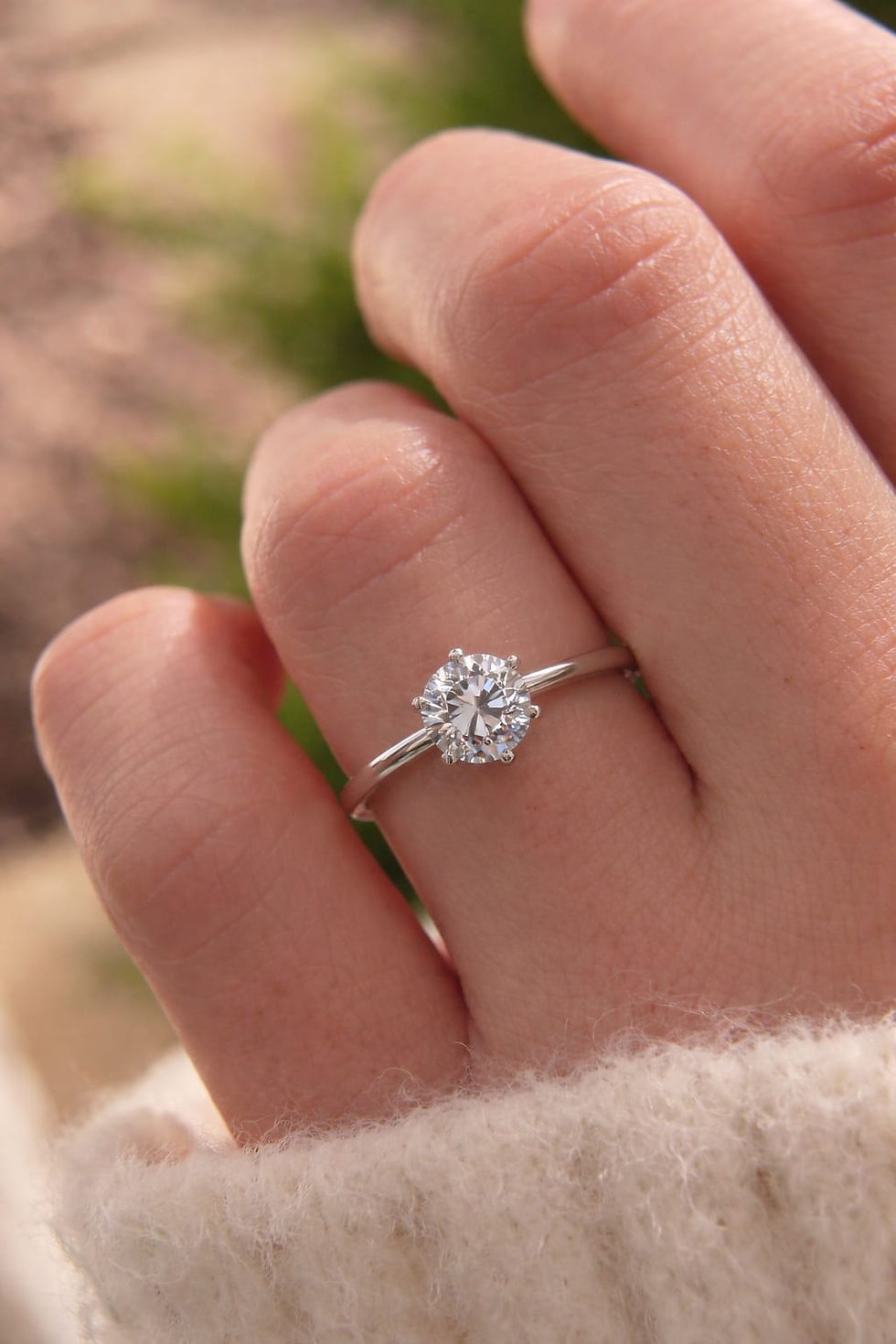 Miniatura: ANILLO MOISSANITA ETERNA
