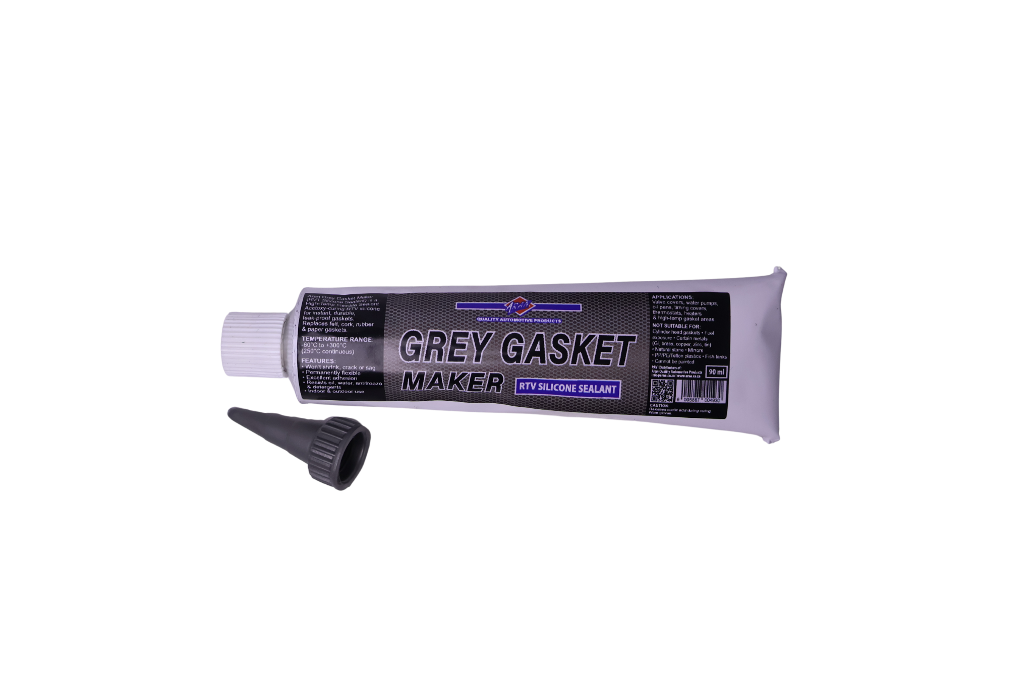 Grey Gasket Maker (RVT Silicone Sealant) tube