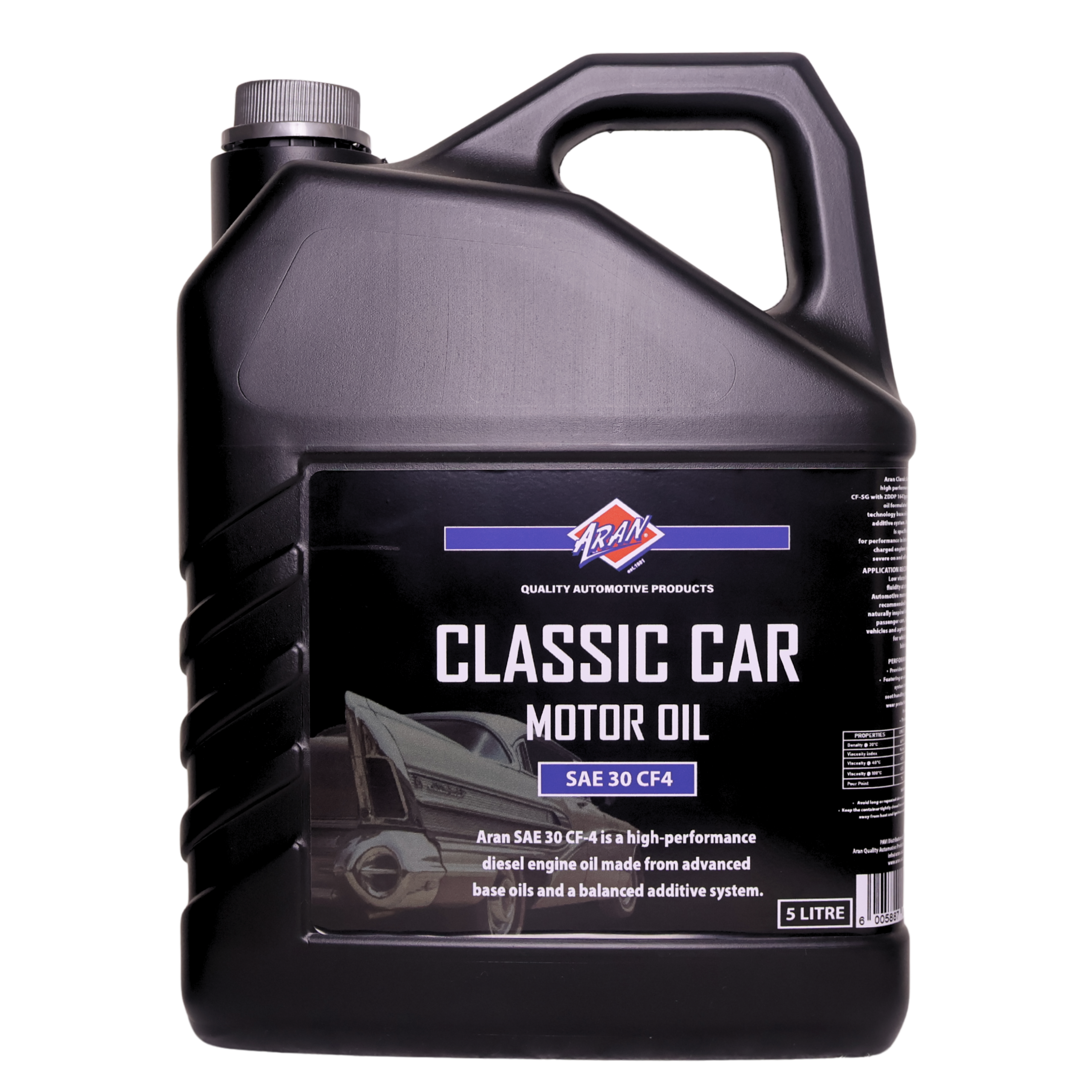 Classic Car Motor Oil 5L Bottle