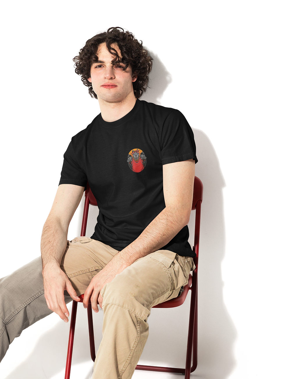 Küçük resim: RAYVEN  Red Beast Baskılı Erkek T-Shirt