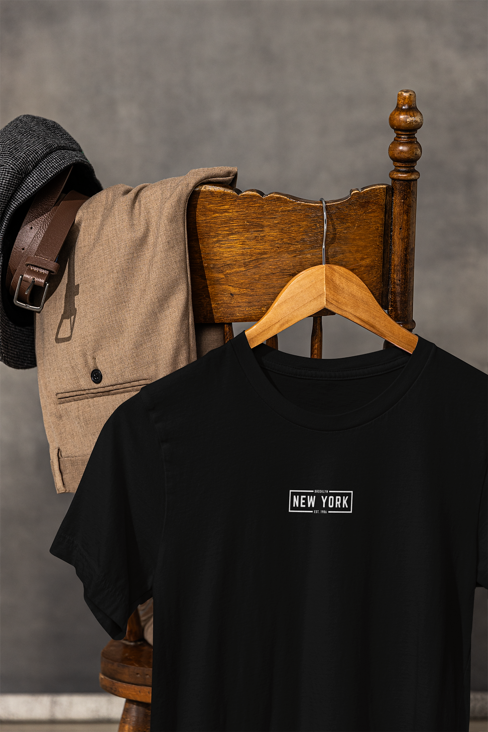 Küçük resim: Rayven New York 1966 Baskılı Erkek Basic T-Shirt