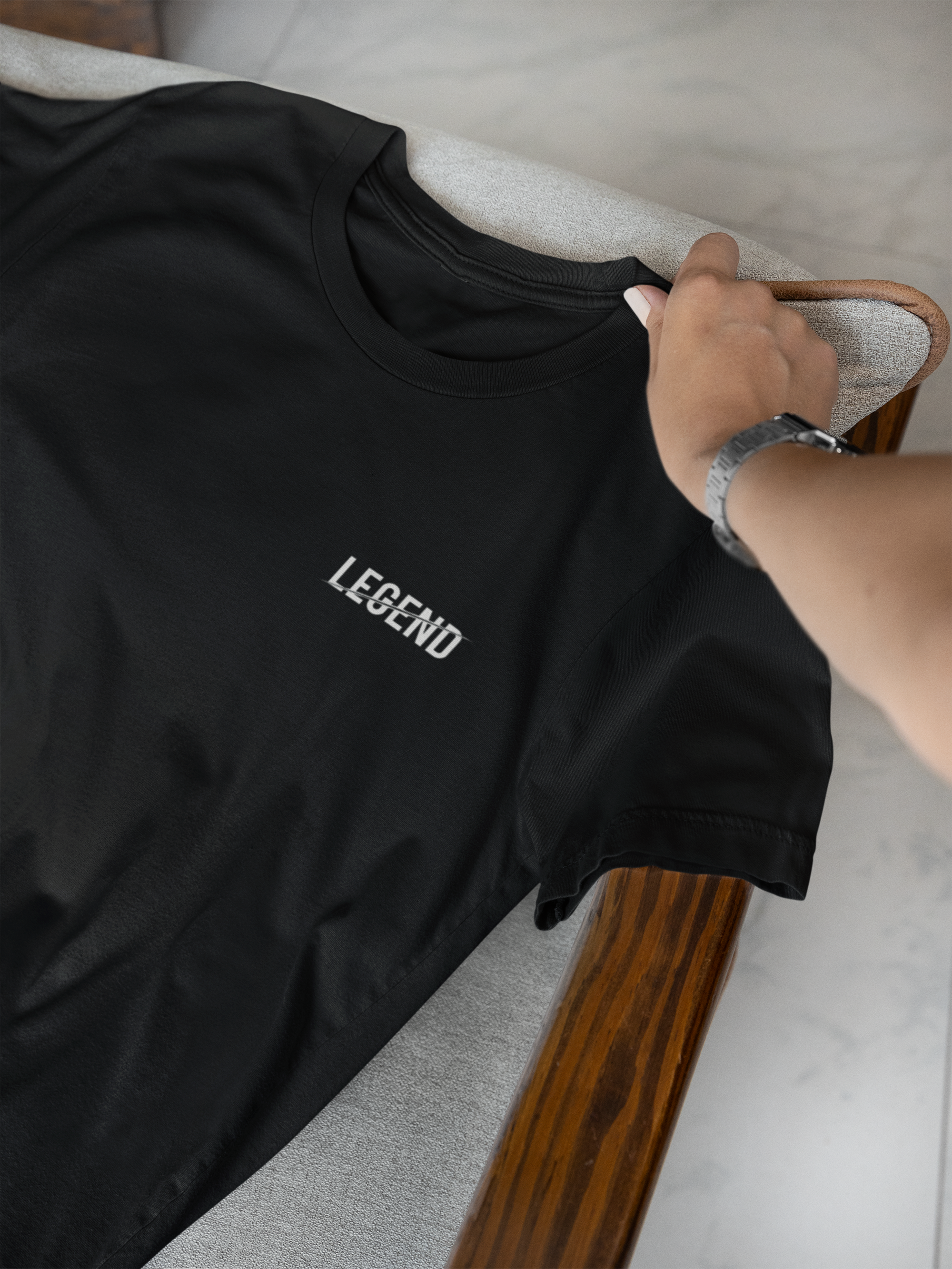 Rayven Legend 1 Baskılı Erkek Basic T-Shirt