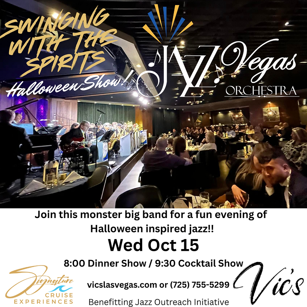 Jazz Vegas Orchestra at Vic's - "Swinging with the Spirits" Halloween Show!