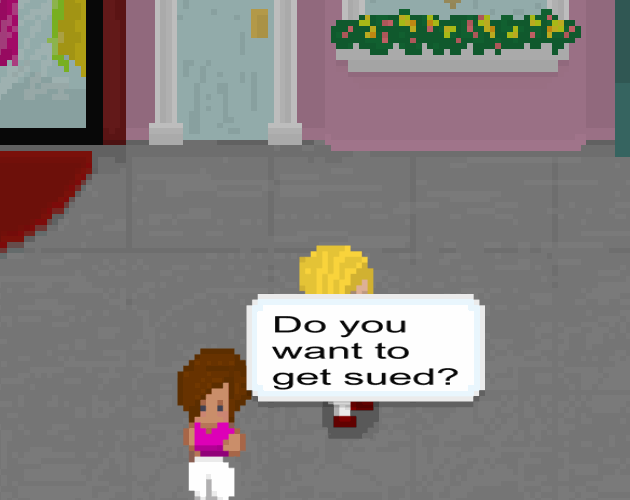 A gif of angry characters running around while the player tries to draw loops around them on screen.