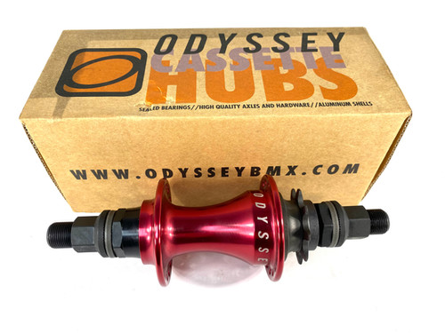 Odyssey Hazard V3 BMX Cassette Hub - Red RHD 9T 36H | TCS BMX