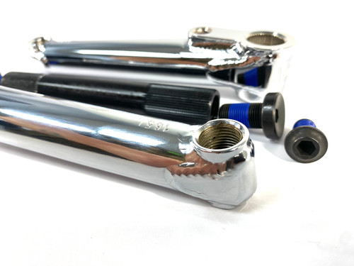 Cult Crew BMX Cranks - Chrome 165mm RHD/LHD | TCS BMX
