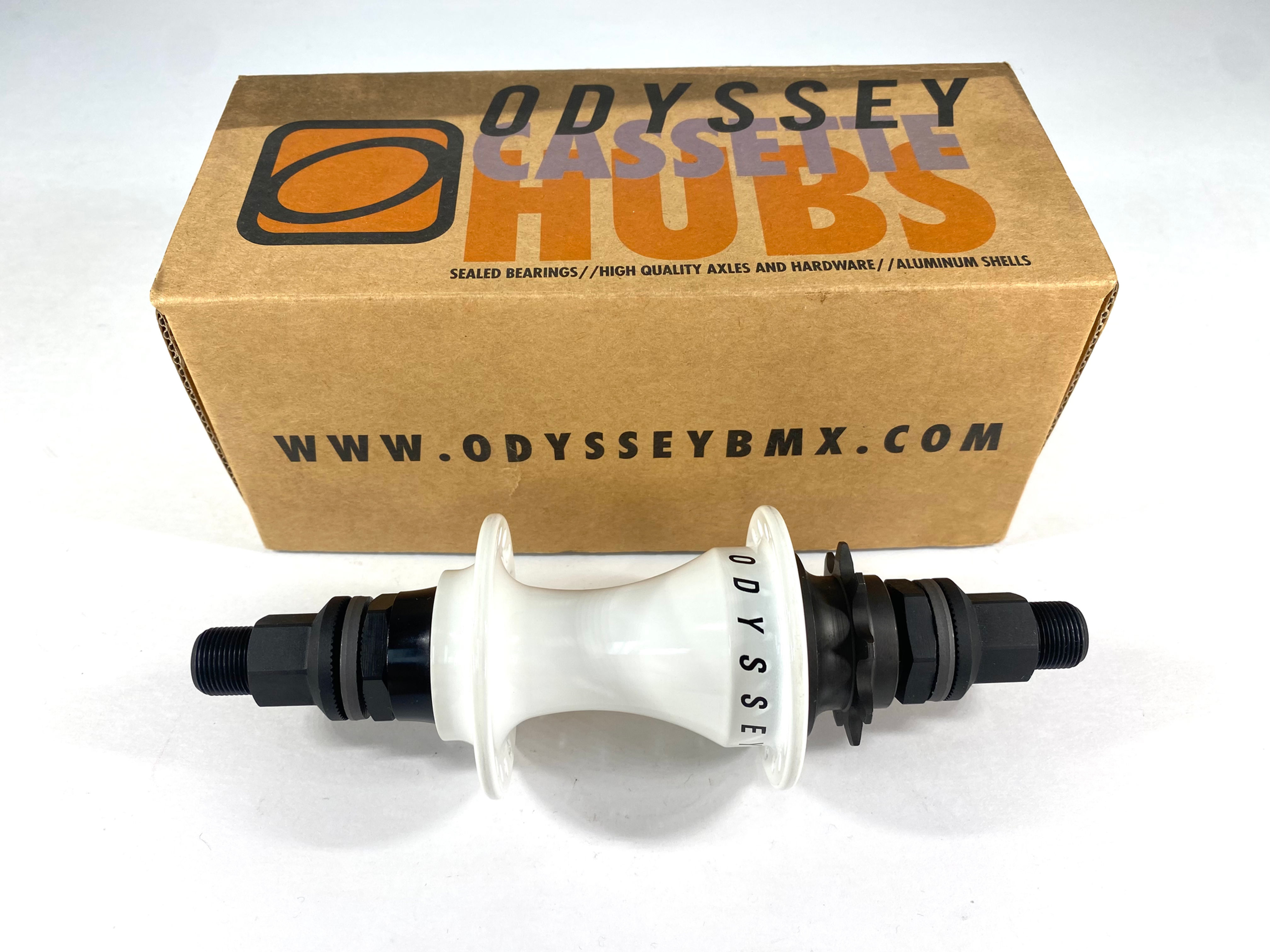 Odyssey Hazard V3 BMX Cassette Hub - White RHD 9T 36H (NOS)