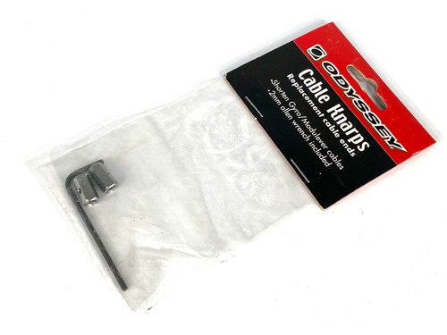 Odyssey BMX Cable Knarps - Silver (PAIR) | TCS BMX