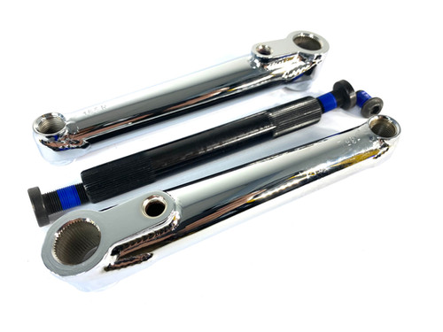 Cult Crew BMX Cranks - Chrome 165mm RHD/LHD | TCS BMX