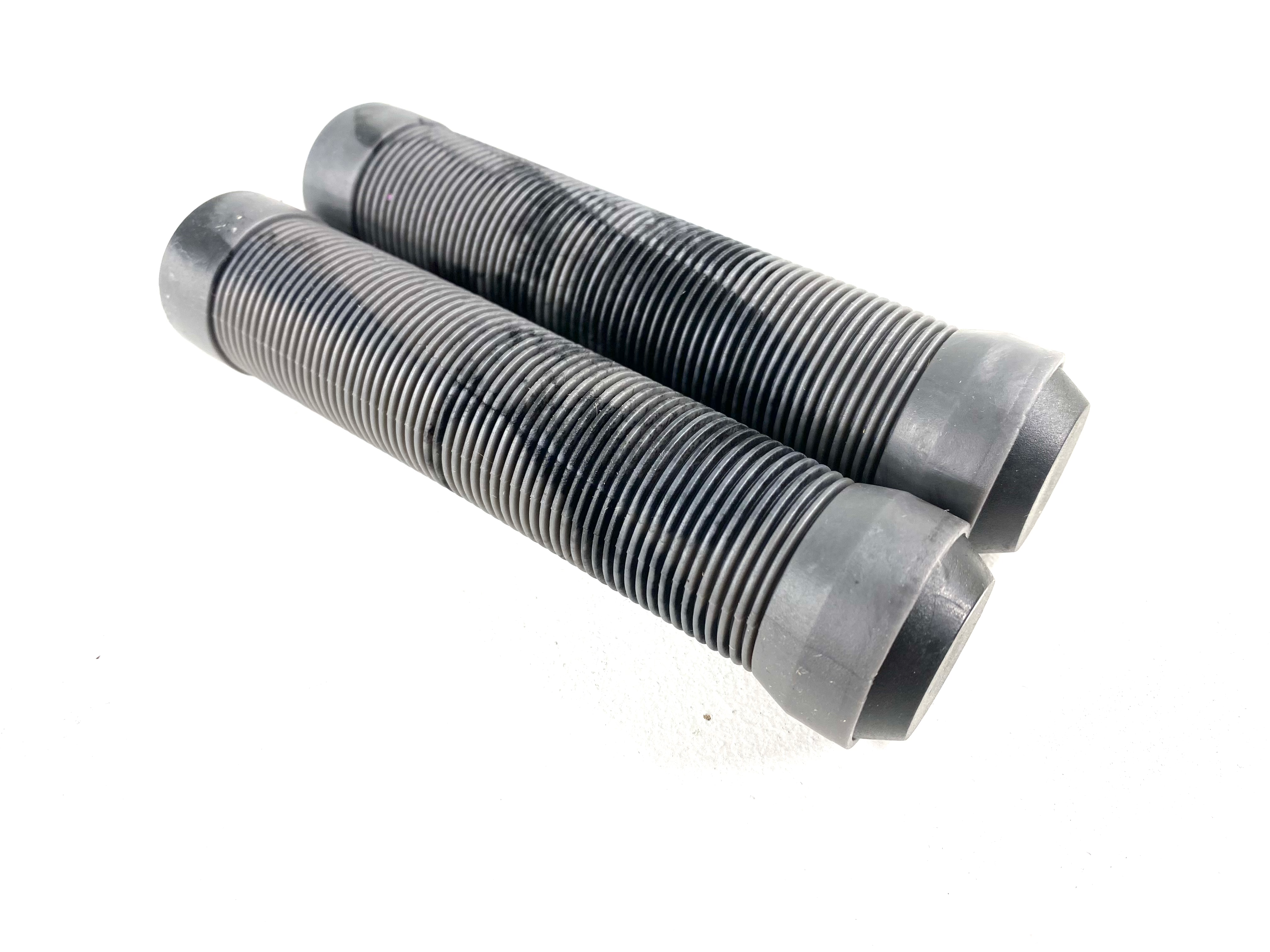 OEM BMX Grips - Grey & Black Swirl (SHORT)
