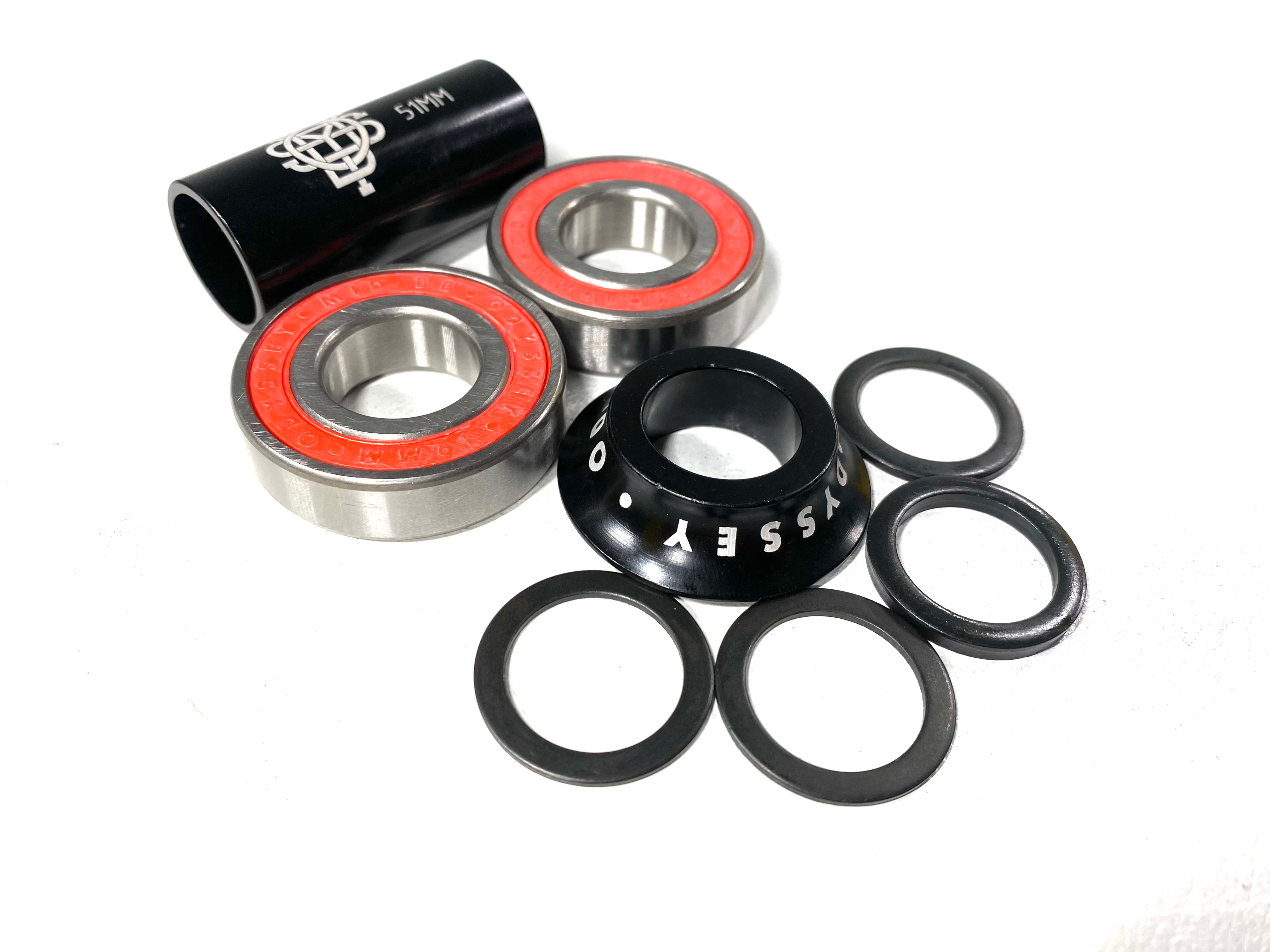 Odyssey BMX Mid Bottom Bracket - Black 19mm