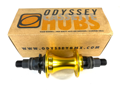Odyssey Hazard V3 BMX Cassette Hub - Gold LHD 9T 36H | TCS BMX