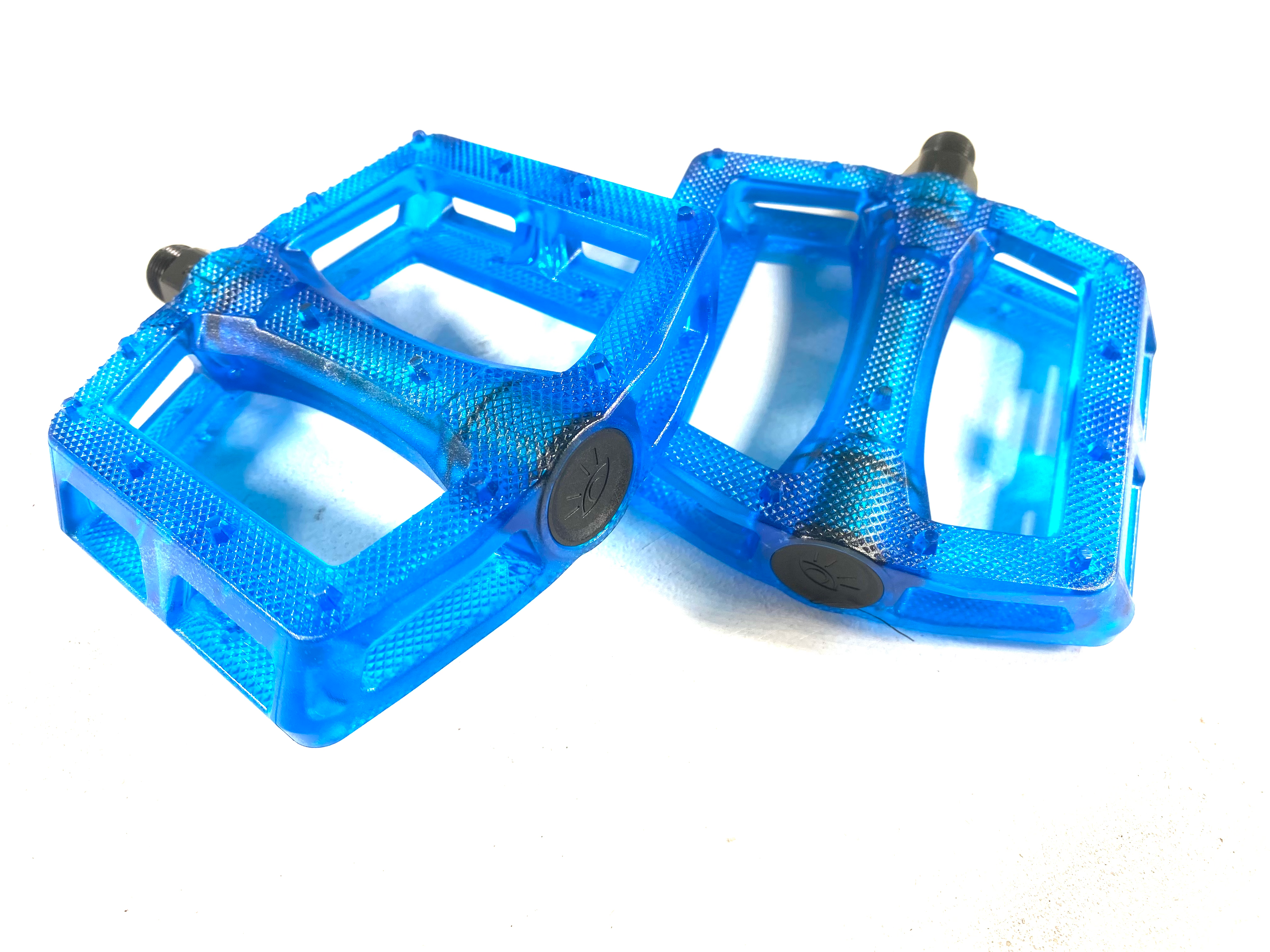 Cult DAK PC BMX Pedals - Trans Blue 9/16”
