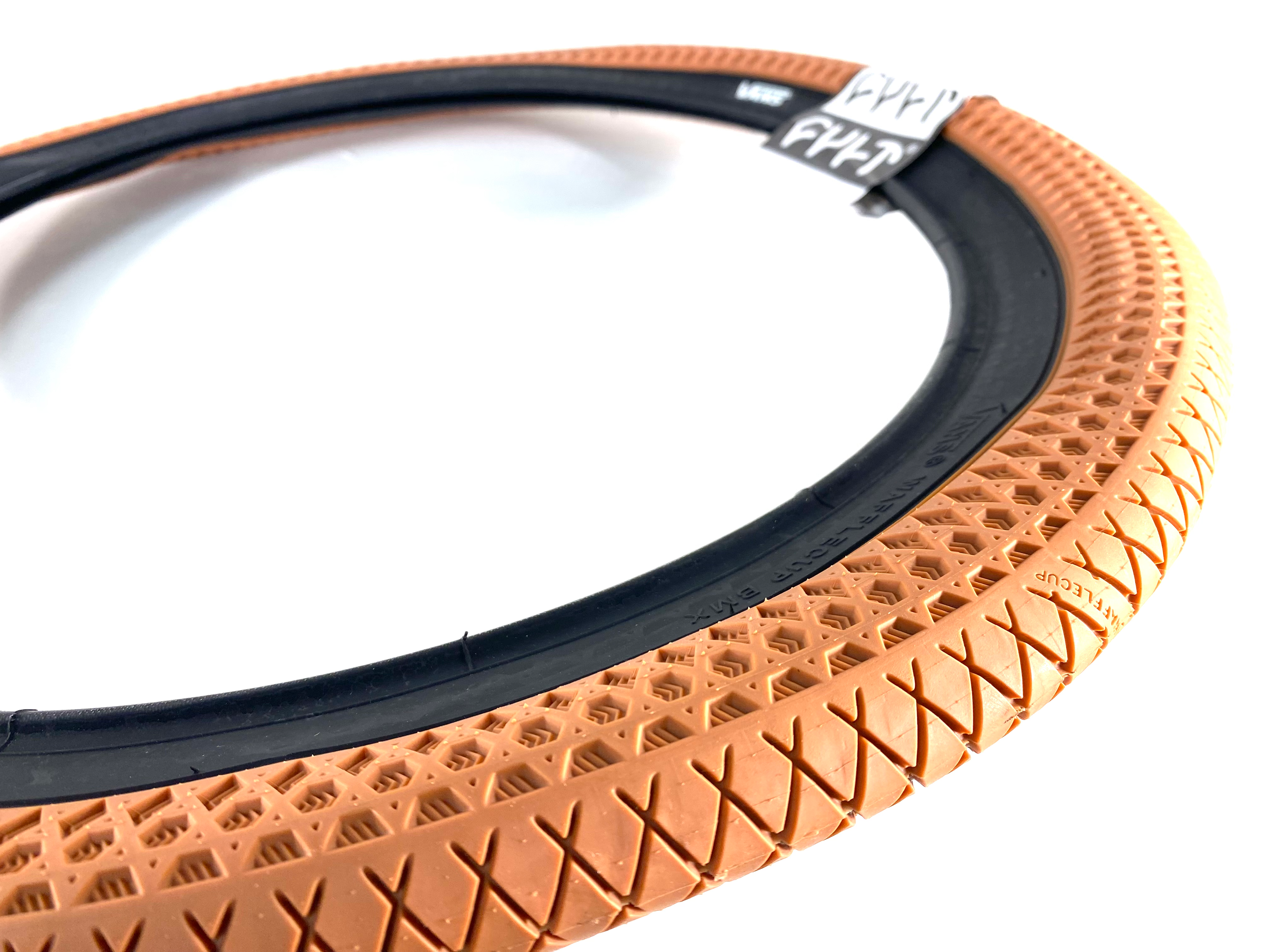 Cult X Vans Wafflecup Edition BMX Tires - Gum w/ Black Sidewall 20x2.40”