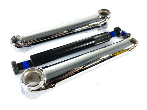 パーツ BMX Cult crew 3pcs cranks,165mm,19mmAxle Cult Crew BMX Cranks - Chrome 165mm RHD/LHD | TCS BMX