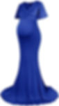 12M. Mollyia Blue Flutter sleever blue maternity dress