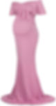 5L. Surplice Ruffle Fitted Dress Pink-LG