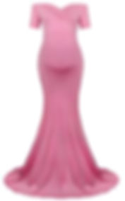 16M. Mollyia Pink Surplice Fitted Maternity Photo Dress
