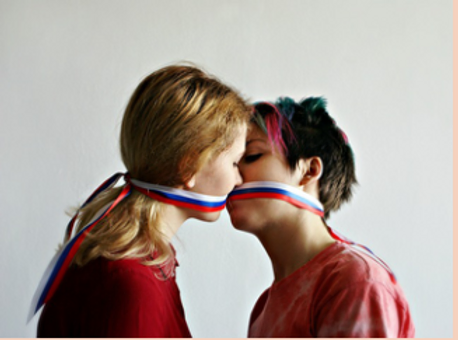 Two girls have ban on mouths