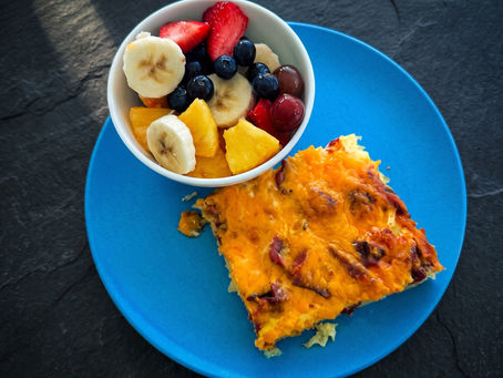 Cheesy Bacon Egg Bake