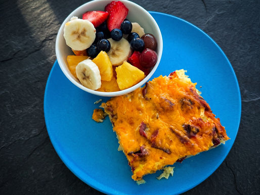 Cheesy Bacon Egg Bake