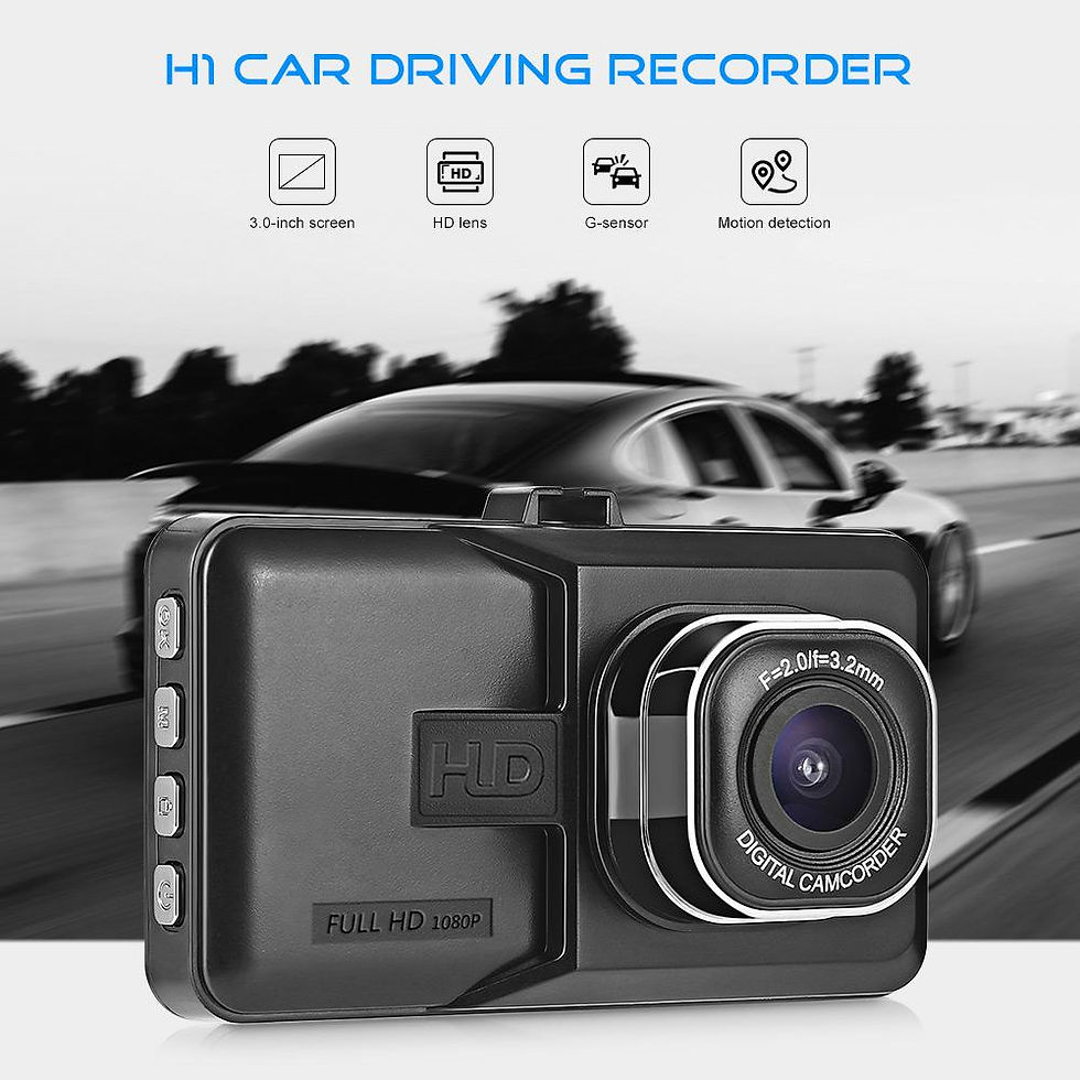 Thumbnail: Black Box Dash Cam 1080P G-Sensor Looping Car Camera
