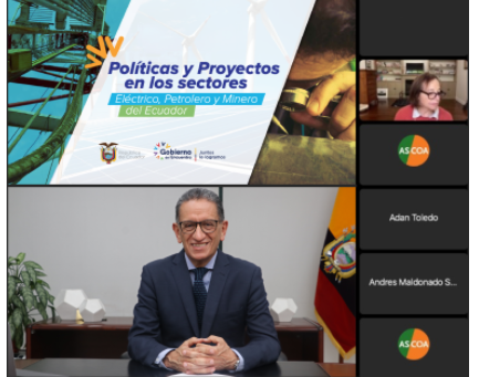 Oportunidades de inversión en el sector energético – minero ecuatoriano fueron promocionadas