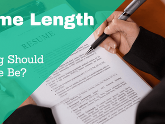 When Can A Resume Be More Than 2 Pages In Length?