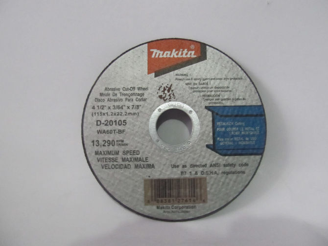 DISCO DE CORTE ACERO INOX 4 1/2" MAKITA