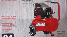 COMPRESOR DE AIRE LUBRICADO 24LT WOLFOX