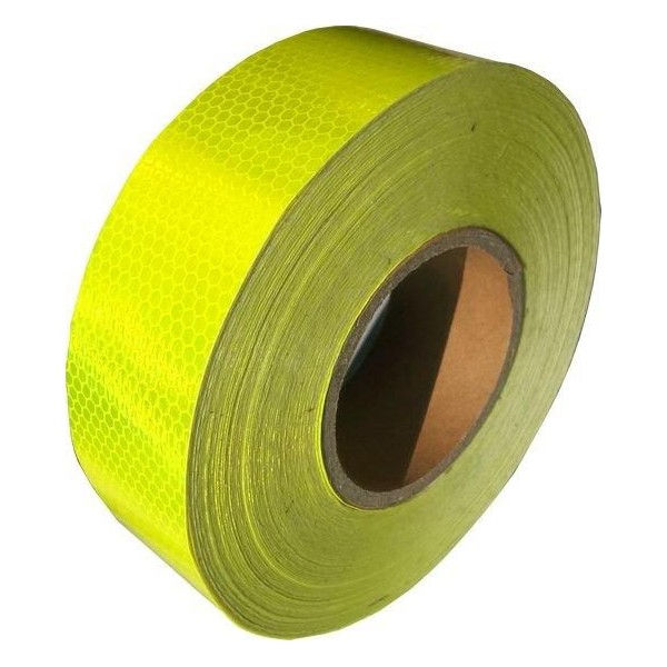 Fita Retrorrefletiva Amarela Fluorescente