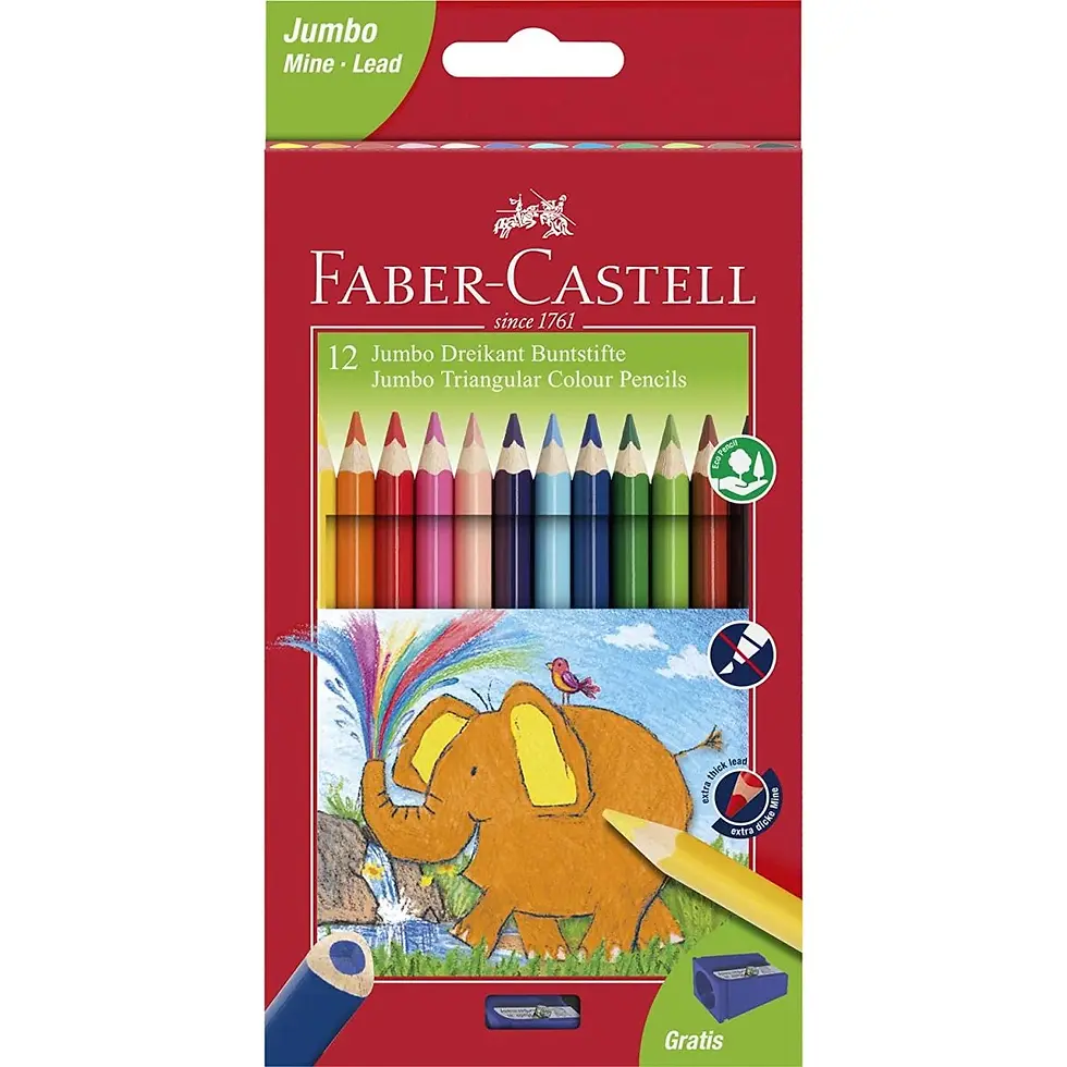 Faber Castell Jumbo Buntstifte uni 12