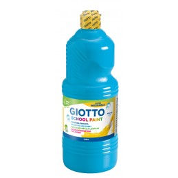 Tinta Escolar Giotto - Azul Cyan Vibrante para a Criatividade!