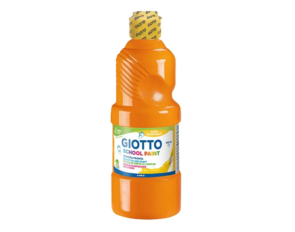 Tinta Escolar Giotto - Laranja Vibrante para Muita Energia Criativa!