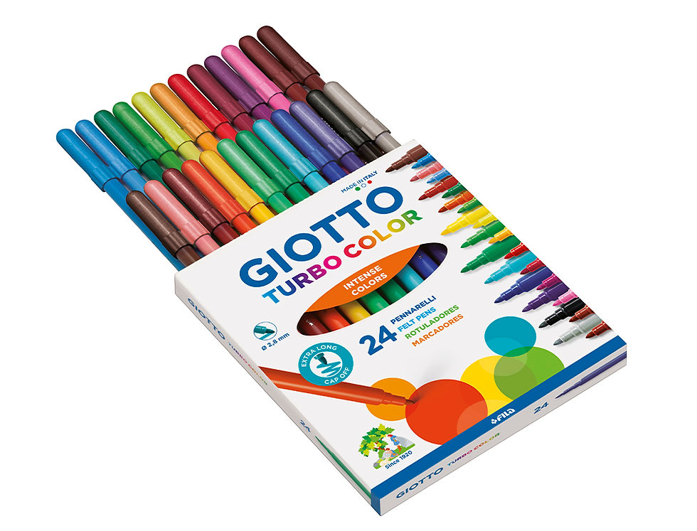 Giotto Turbo Color – Marcadores Hidrográficos – 24 unidades
