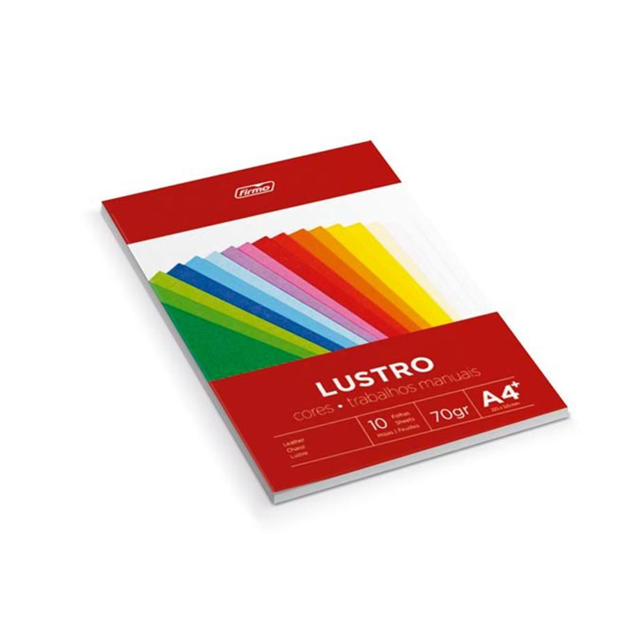 Papel Lustro Firmo - Cores para Trabalhos Manuais