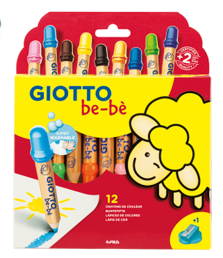 Giotto be-bè Crayons – 12 cores