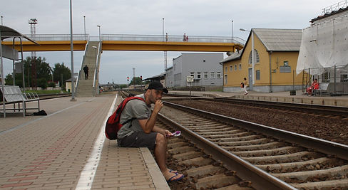 siauliai estação trem mochileiros