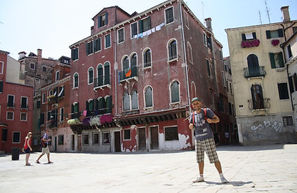 veneza mochileiro