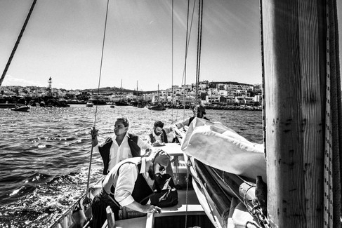 On board Aghios Yorgis, by photographer George Tatakis